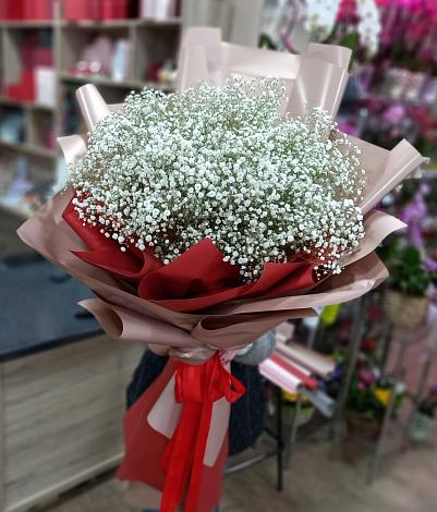 Букет цветов из: Гипсофила в Глебычево