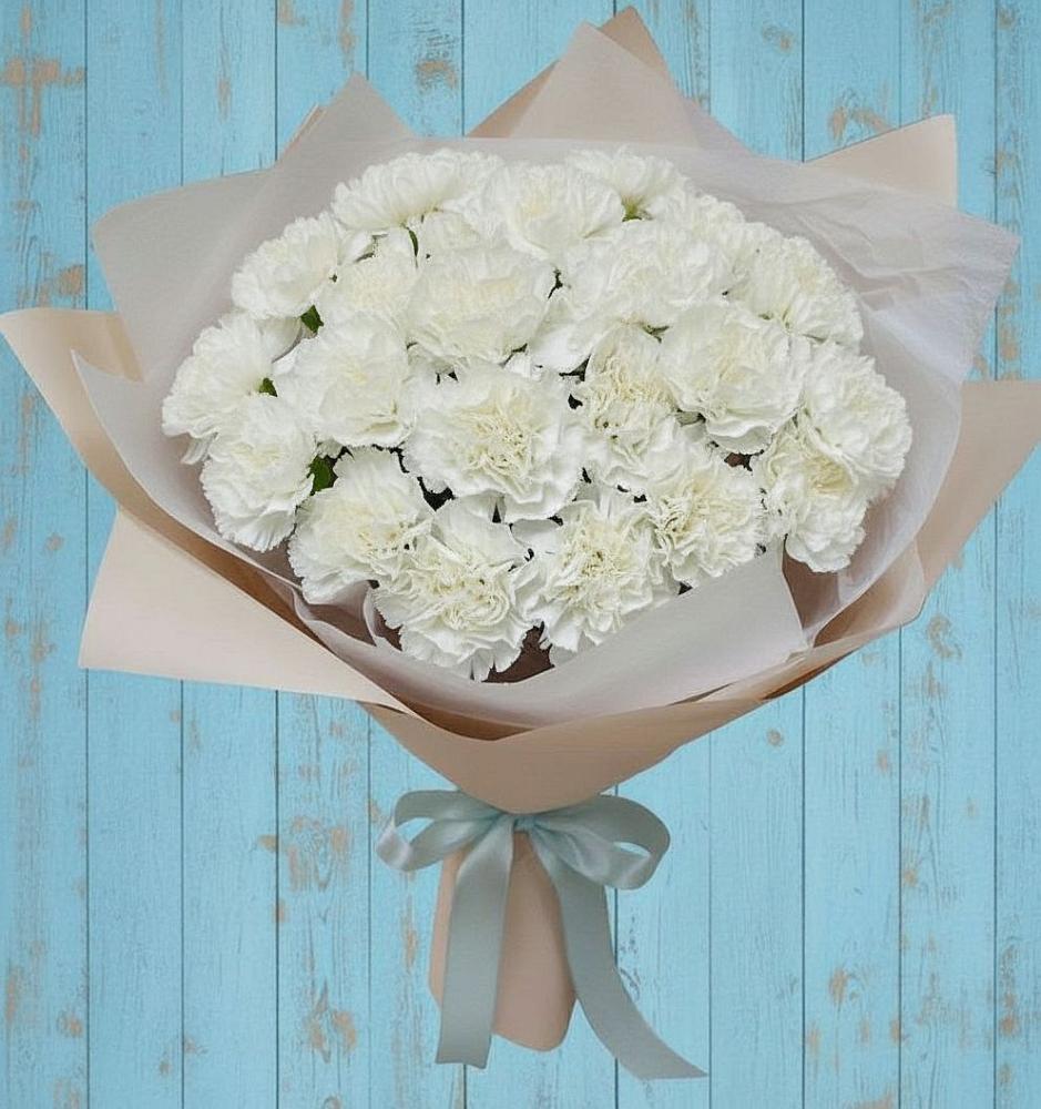 Букет цветов из: Гвоздики в Глебычево