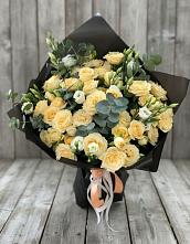 Букет цветов из:  Розы и Лизиантусы в Глебычево