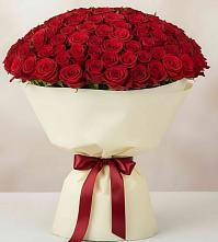 Букет 101 Красная роза Милано в Глебычево
