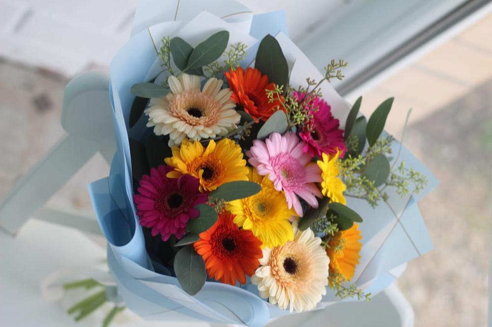 Букет цветов из: Герберы в Глебычево