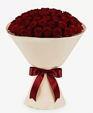 Букет 101 Бордовая роза Блэк Бакарра в Глебычево