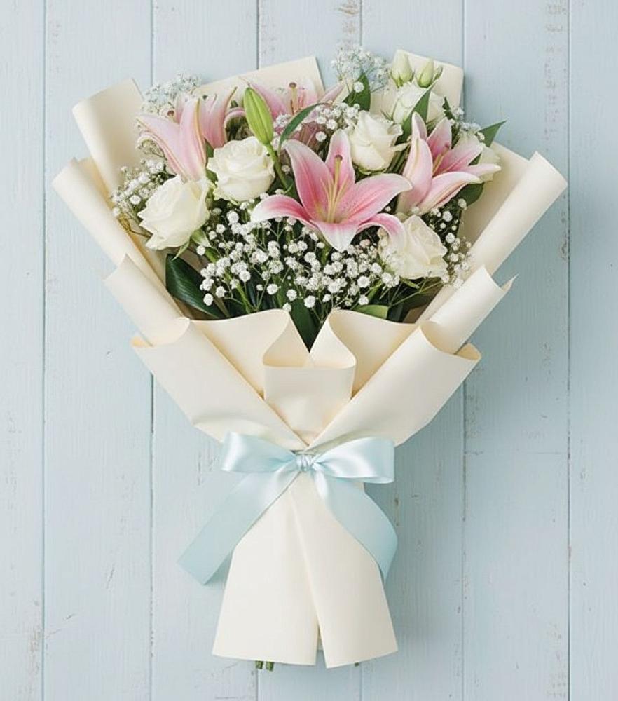 Букет цветов из: Лилии в Глебычево