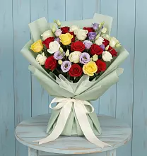 Букет цветов из:  Розы в Глебычево