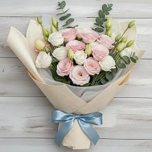 Букет цветов из:  Лизиантусы в Глебычево