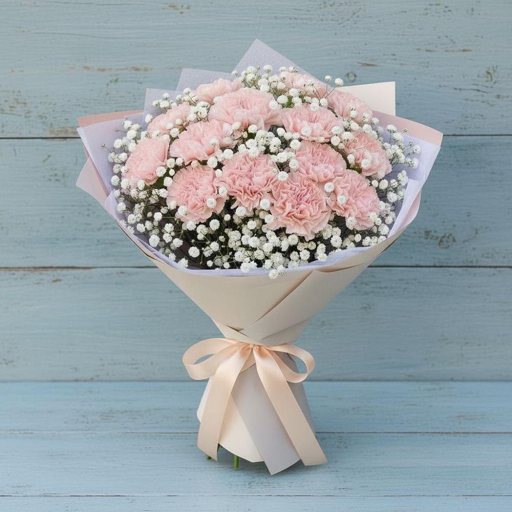 Букет цветов из: Гвоздики в Глебычево