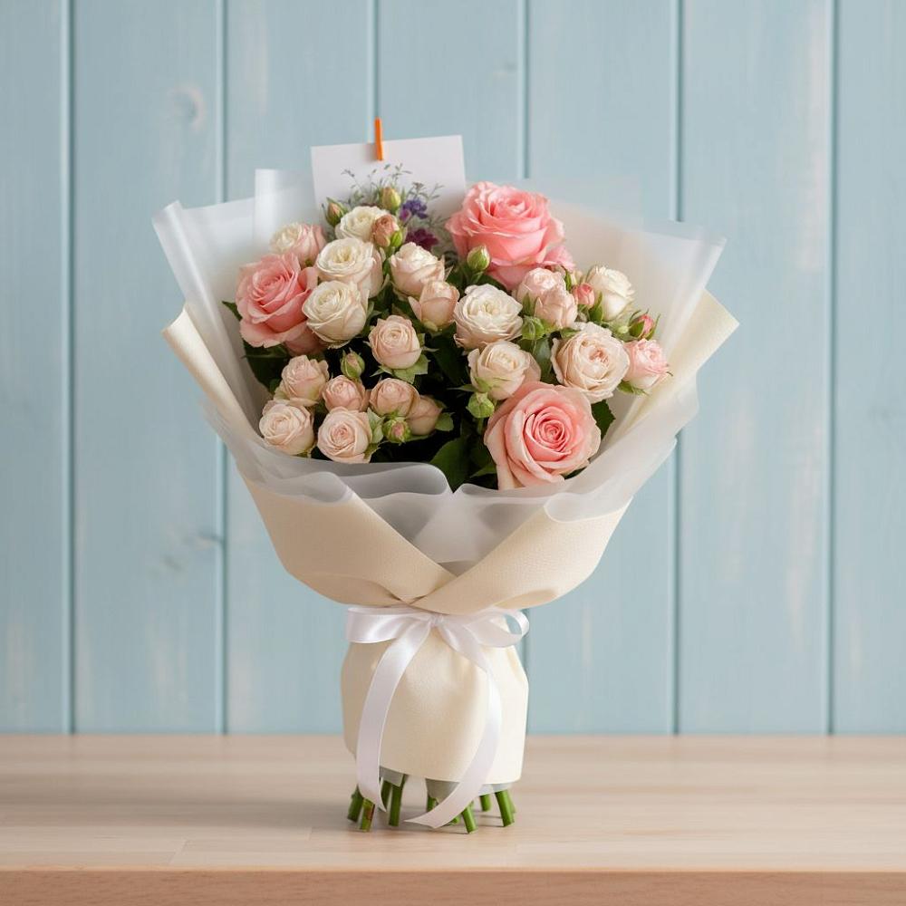 Букет цветов из: Розы в Глебычево