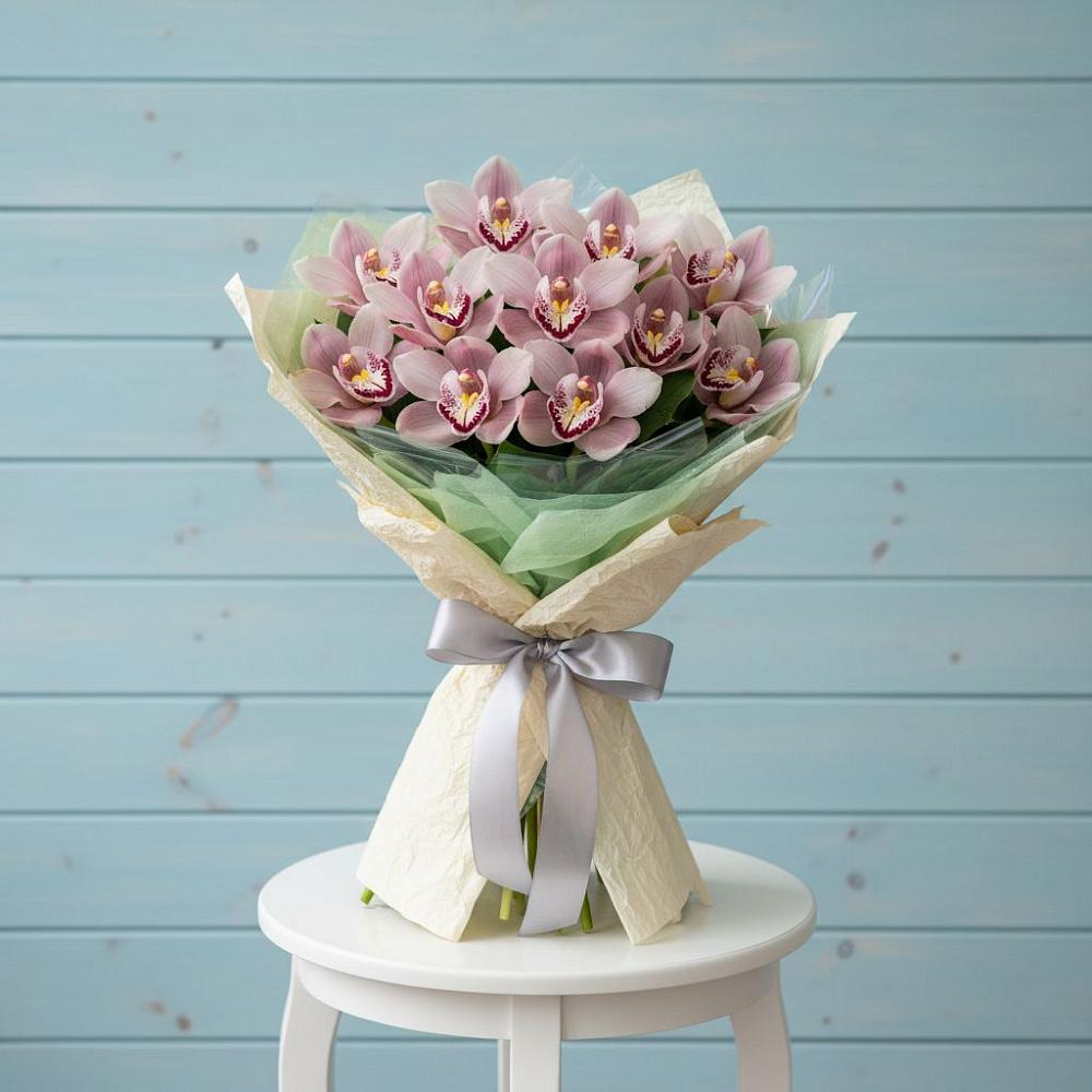 Букет цветов из: Орхидеи и Розы в Глебычево