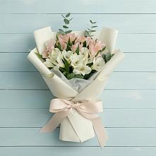 Букет цветов из:  Альстромерии в Глебычево