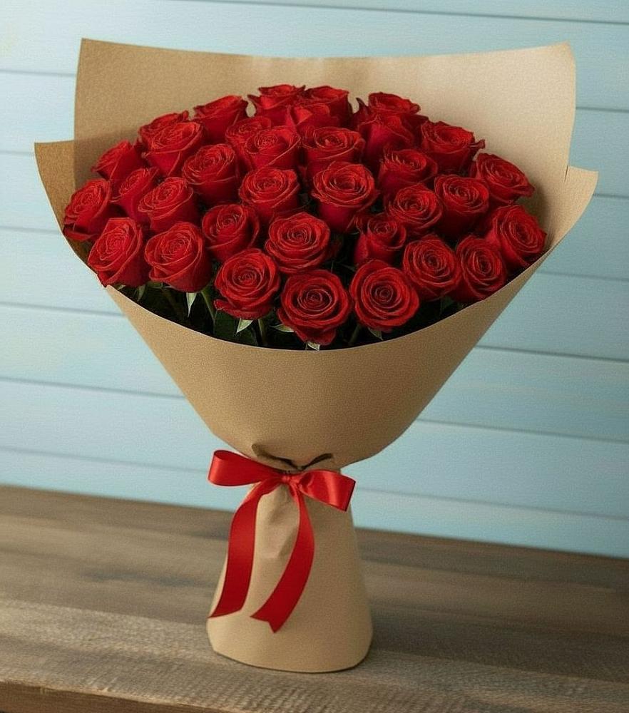 Букет Красные розы Милано в Глебычево