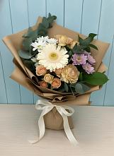 Букет цветов из:  Герберы и Хризантемы в Глебычево