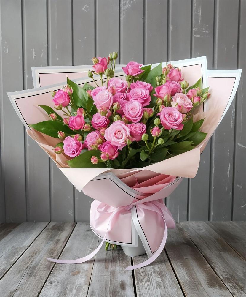 Букет Розовый кустик в Глебычево