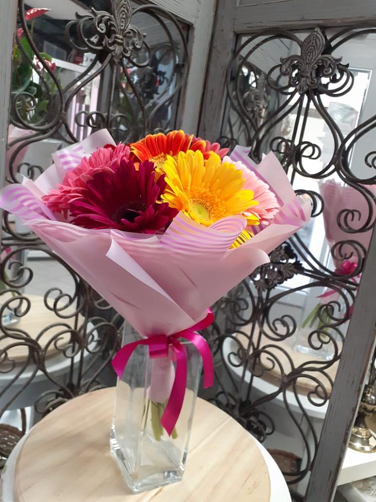 Букет цветов из: Герберы в Глебычево