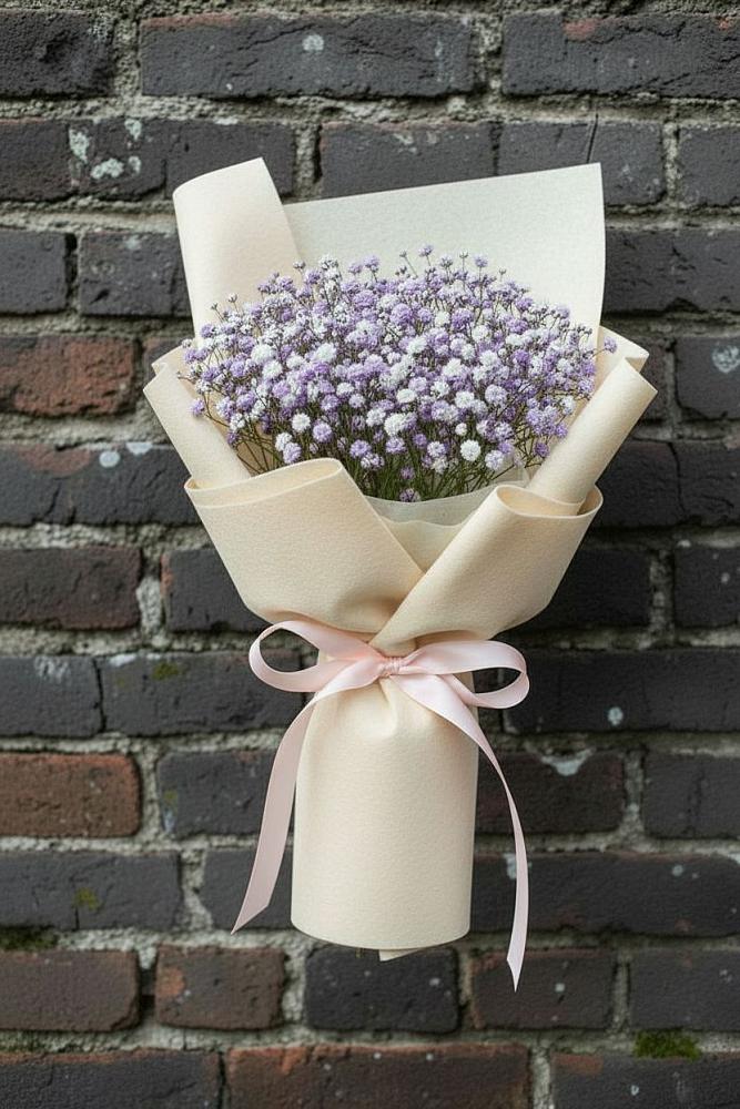 Букет цветов из: Гипсофила в Глебычево