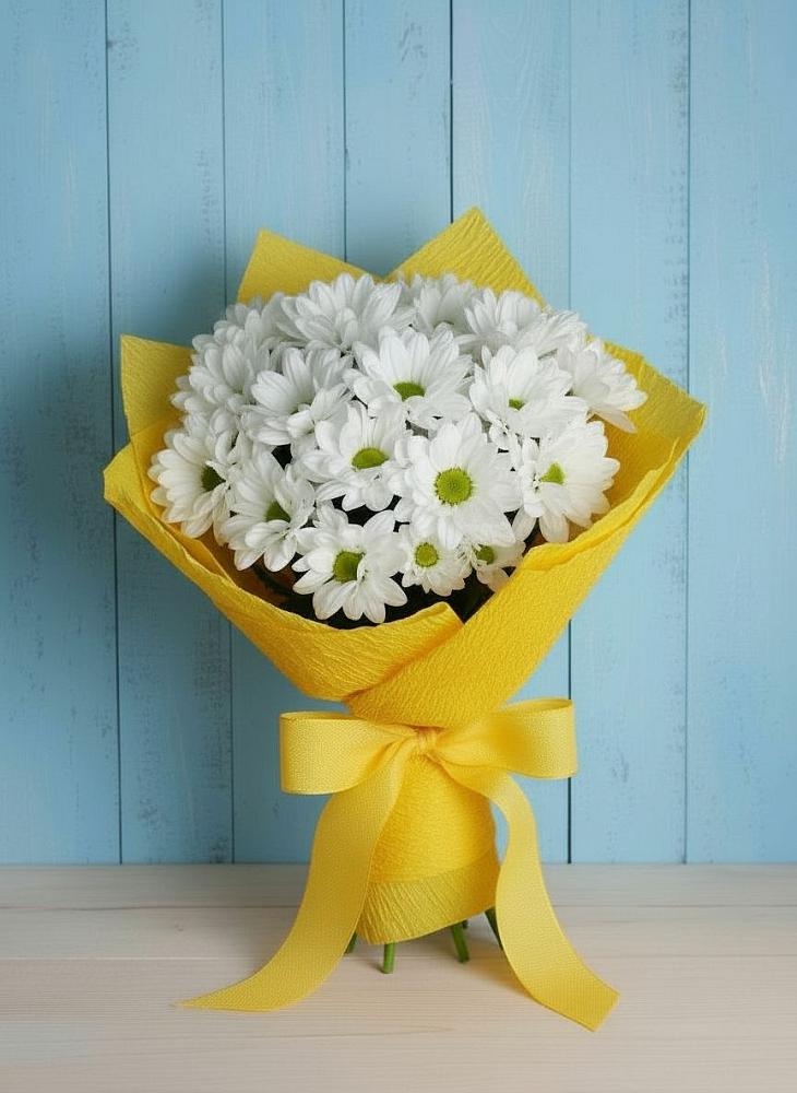 Букет цветов из: Хризантемы в Глебычево