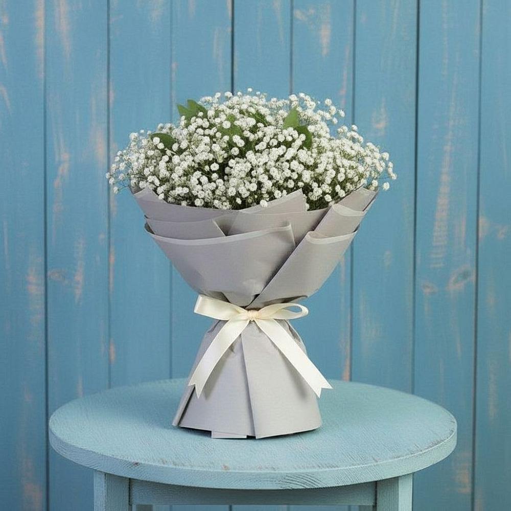 Букет цветов из: Гипсофила в Глебычево