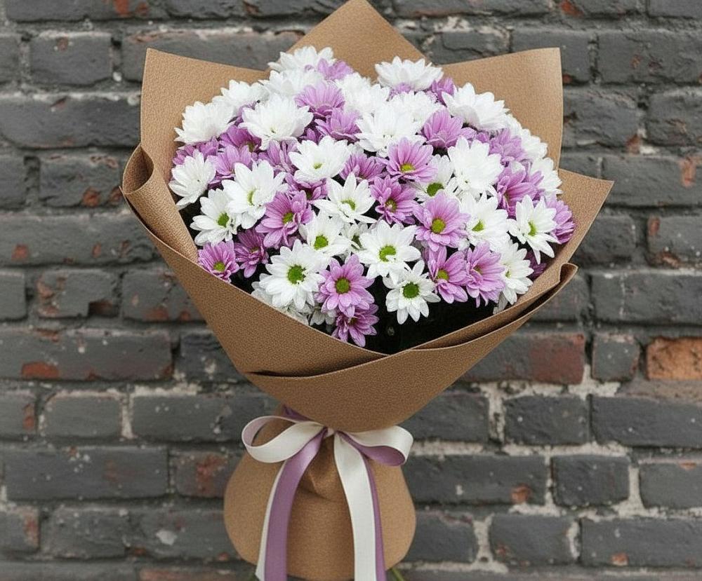 Букет цветов из: Хризантемы в Глебычево