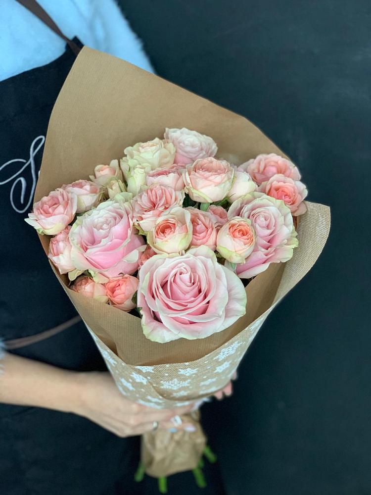 Букет цветов из: Хризантемы и Розы в Глебычево