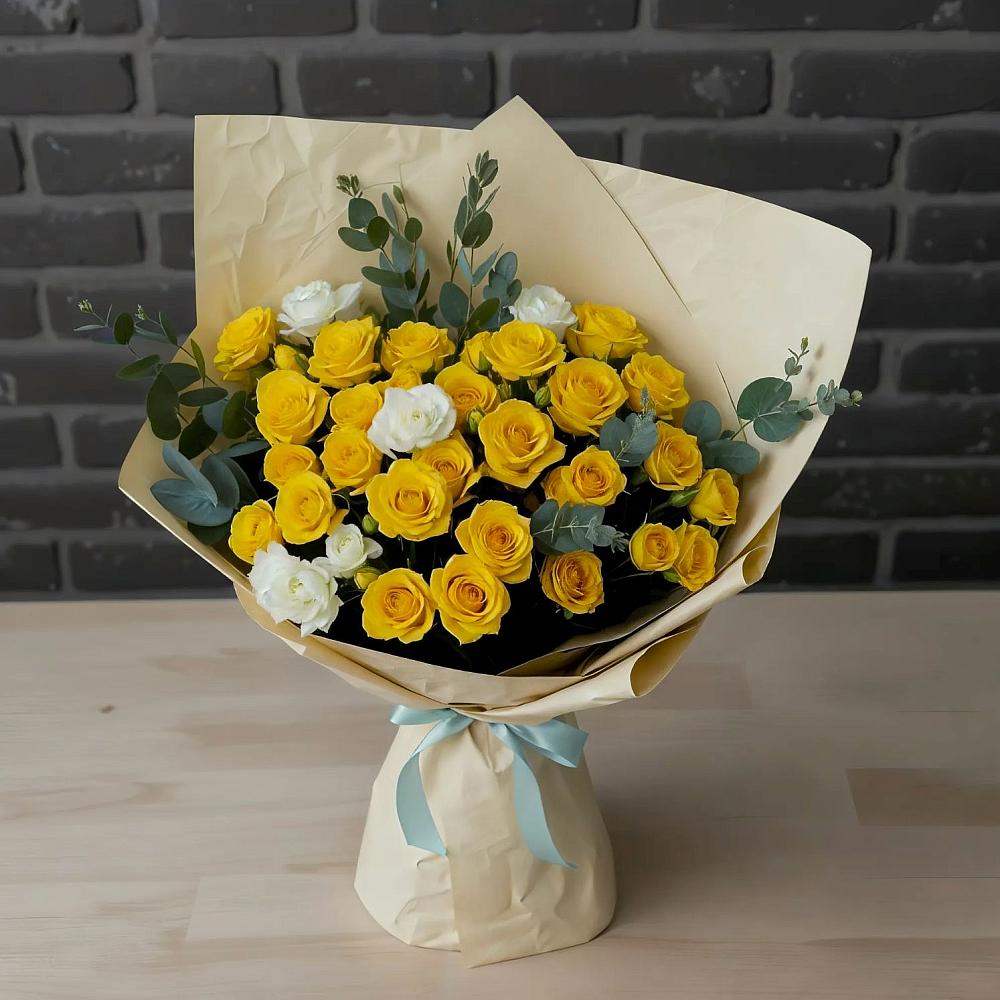 Букет цветов из: Розы в Глебычево