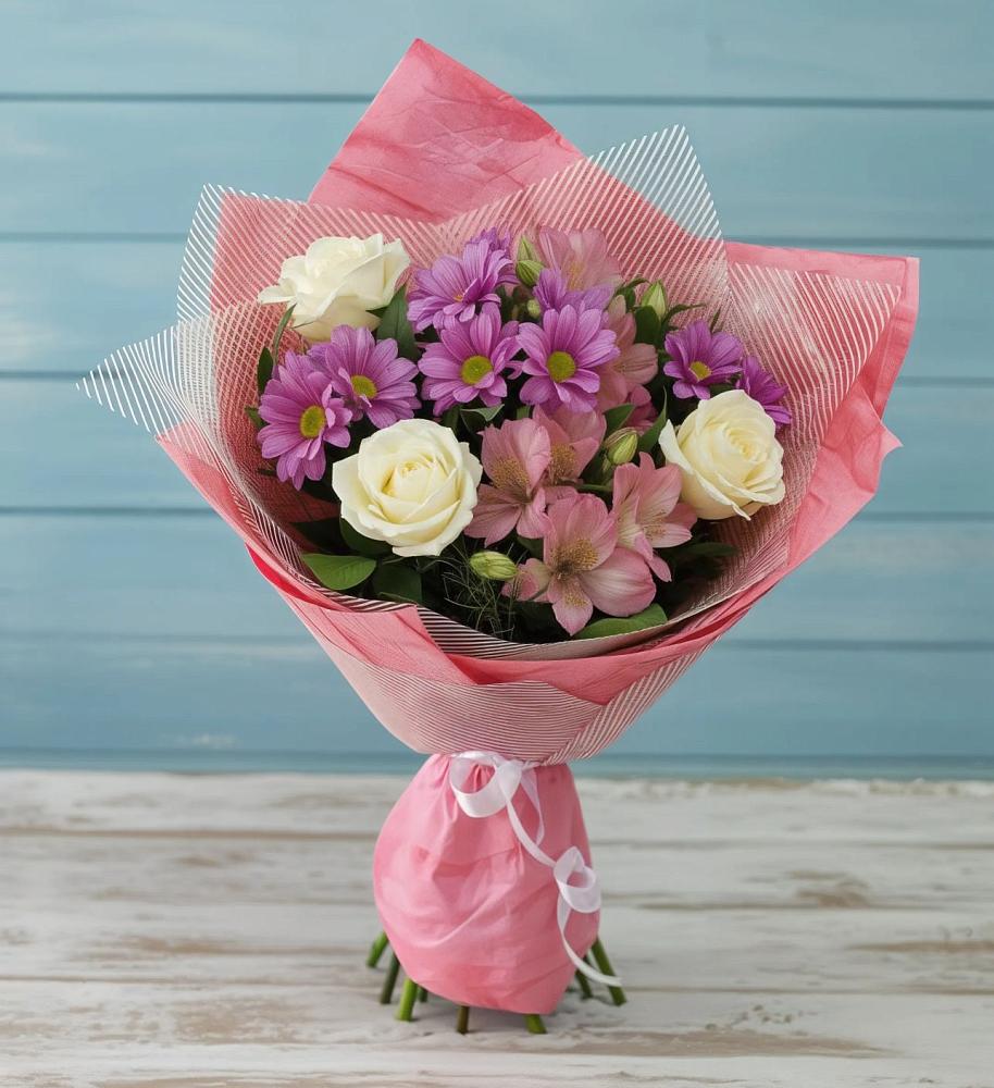 Букет цветов из: Герберы в Глебычево