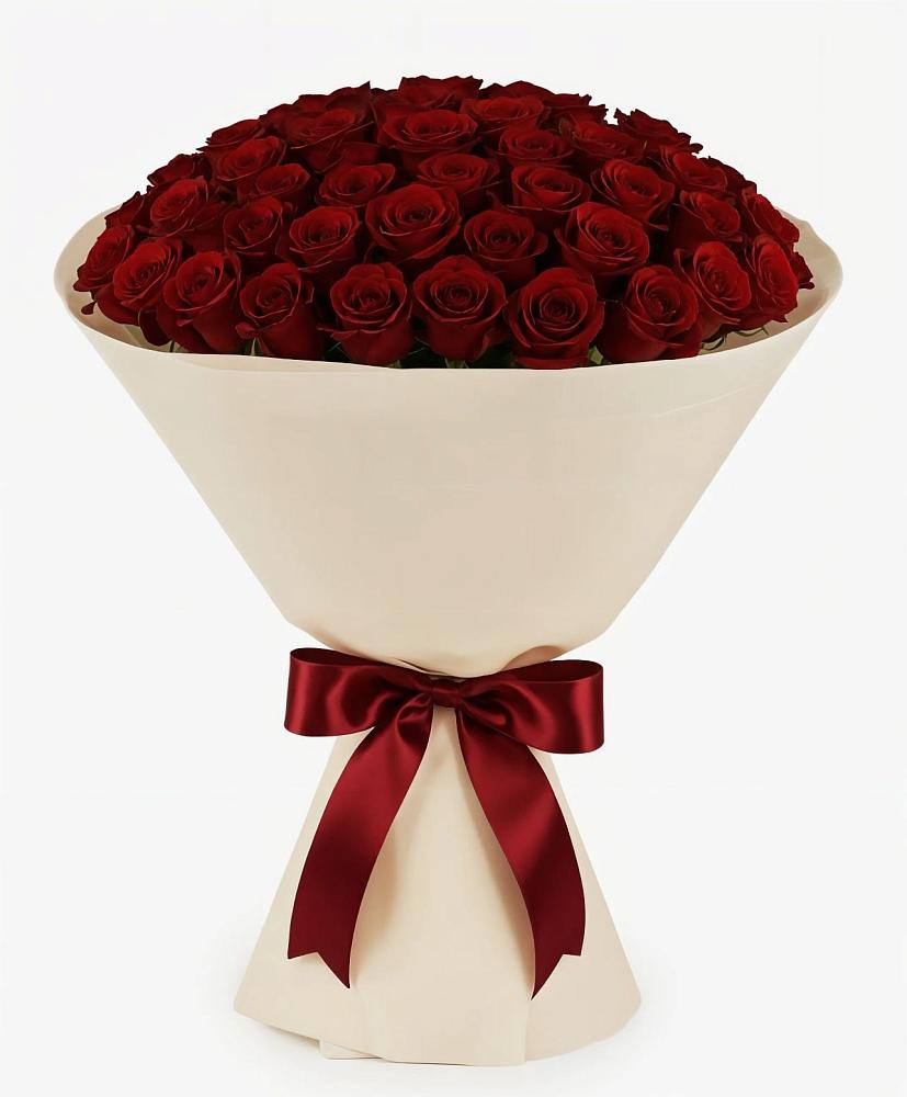 Букет 101 Бордовая роза Блэк Бакарра в Глебычево