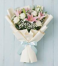 Букет цветов из:  Лилии в Глебычево