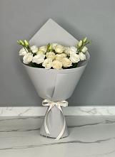 Букет цветов из:  Розы и Лизиантусы в Глебычево